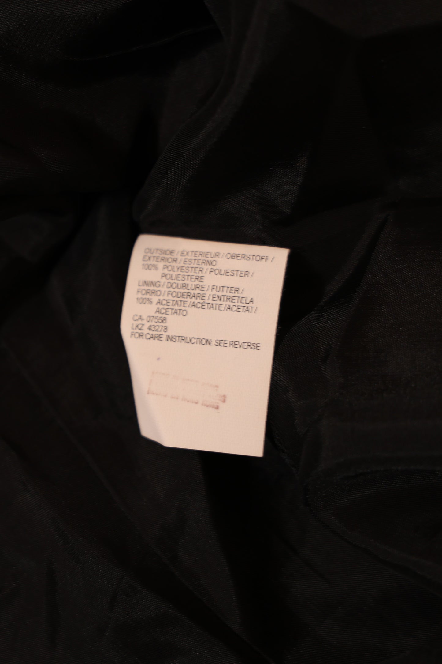 Second Hand Midikleid mit schimmerndem Stoff, schwarz