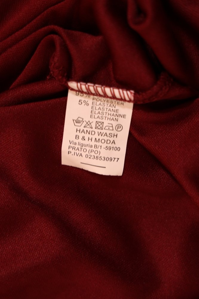 Second Hand Abendkleid mit Ärmeln und Überwurf, dunkelrot - Dein Kleiderladen