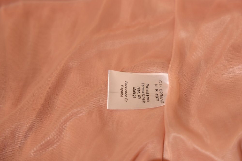 Second Hand hochgeschlossenes Chiffonkleid mit Glitzergürtel, rosa - Dein Kleiderladen