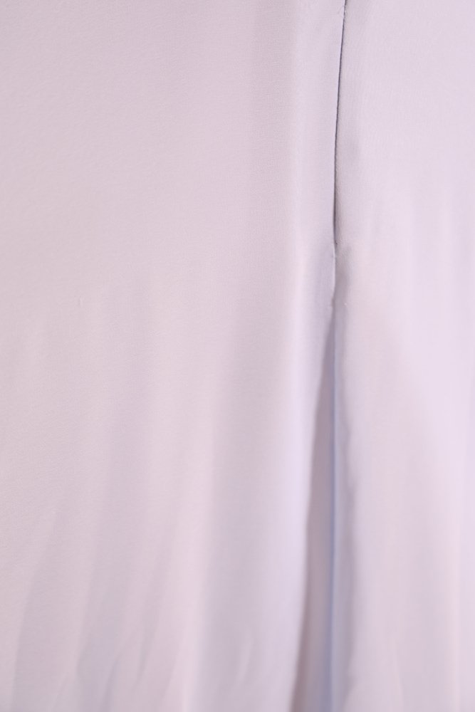 Second Hand hochgeschlossenes Chiffonkleid mit Rundrückenausschnitt, hellblau - Dein Kleiderladen