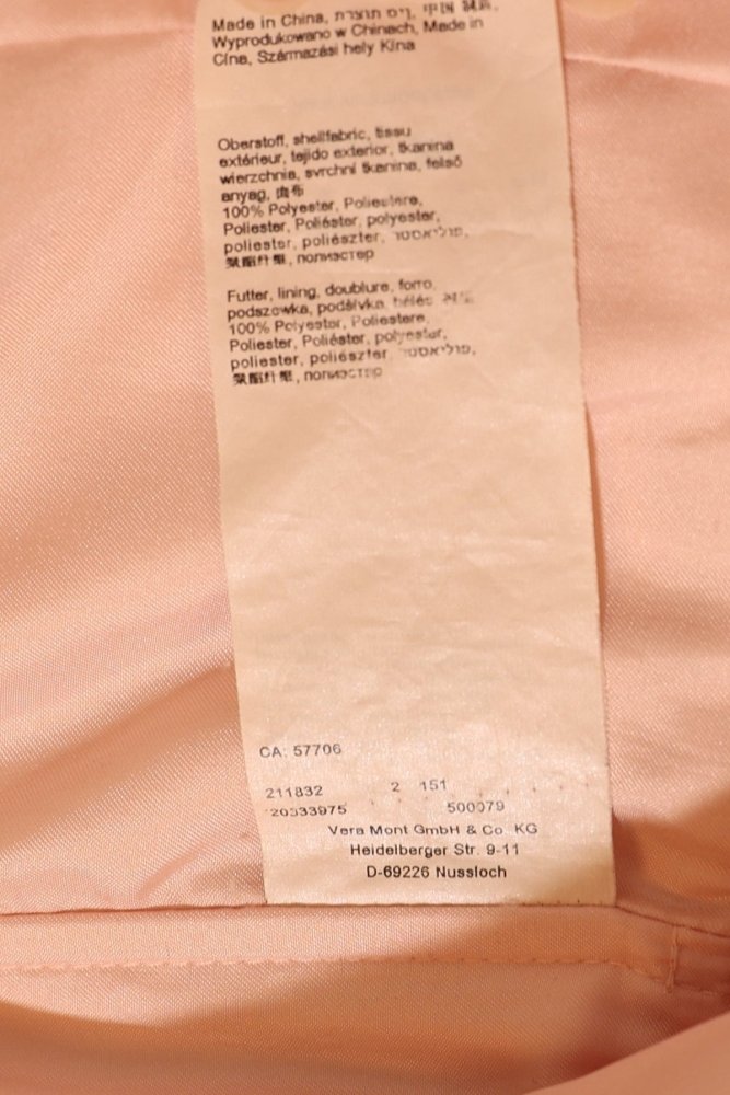 Second Hand kurzes trägerloses Chiffonkleid, rosa - Dein Kleiderladen