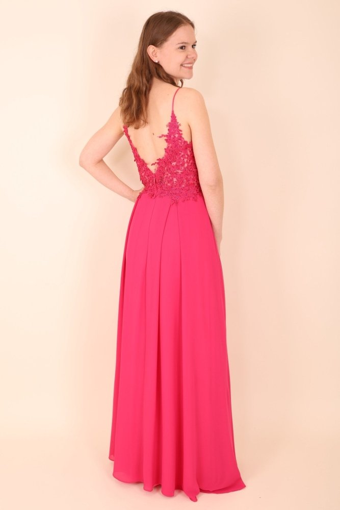 elegantes Ballkleid, pink - Dein Kleiderladen