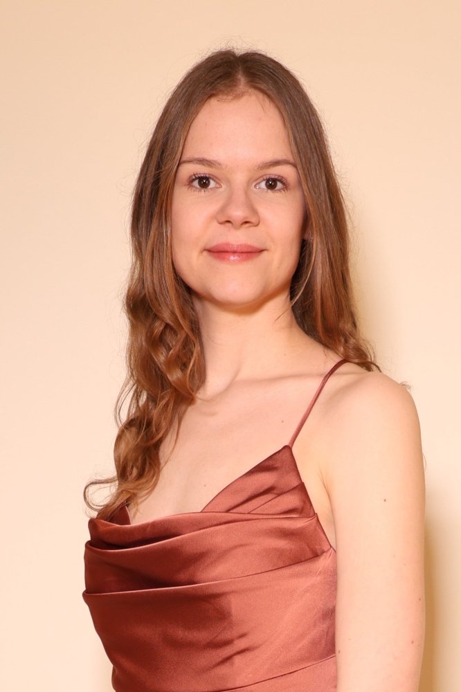 Langes Satin - Abendkleid mit Schlitz und Schnürung, terracotta - Dein Kleiderladen