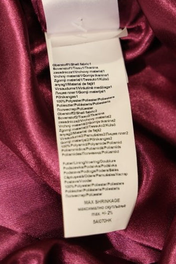 Second Hand fein besticktes Chiffon - Abendkleid mit tiefem Rückenausschnitt, magenta - Dein Kleiderladen