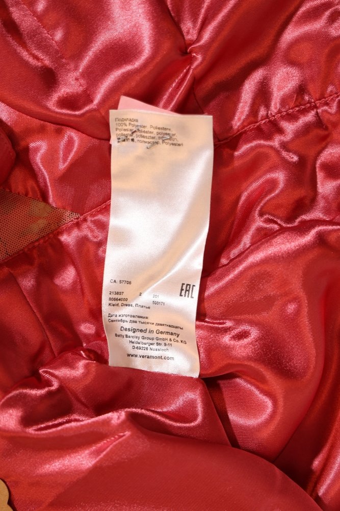 Second Hand schlichtes Chiffonkleid mit besonderem Rückenausschnitt, pink - Dein Kleiderladen