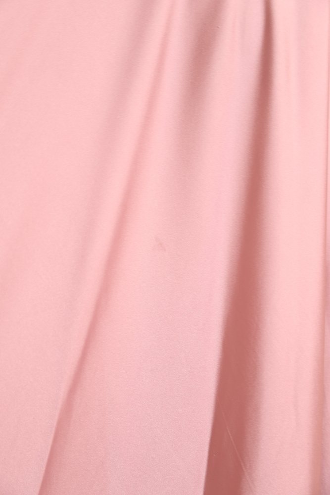 Second Hand schlichtes Satinkleid mit V - Ausschnitt, rosa - Dein Kleiderladen